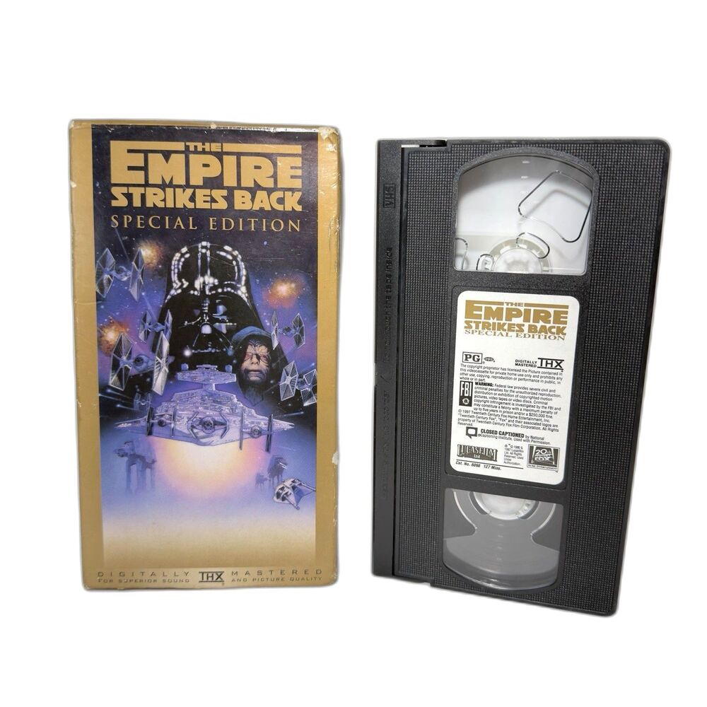 The Empire Strikes Back VHS 1997 Special Edition Release, Star Wars, Movie